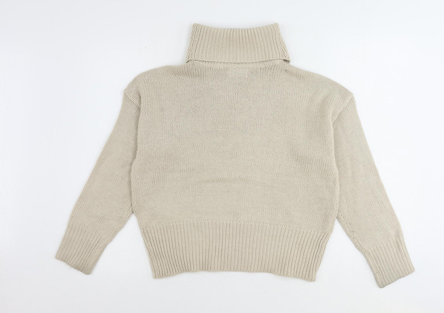 Womens UK Size M Only Beige Pullover Jumper