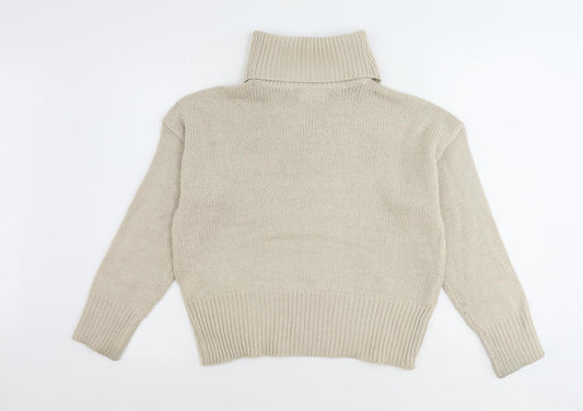 Womens UK Size M Only Beige Pullover Jumper