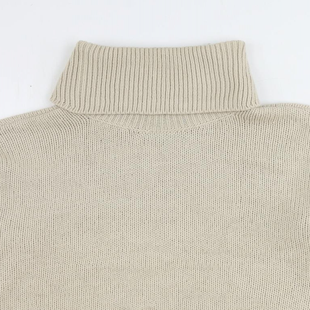 Womens UK Size M Only Beige Pullover Jumper