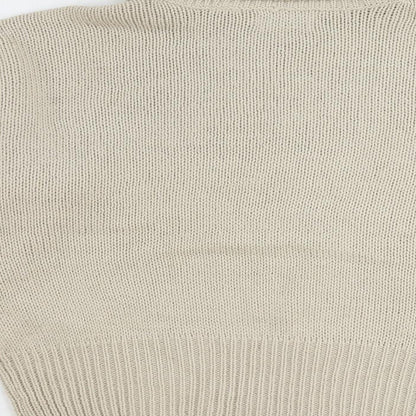 Womens UK Size M Only Beige Pullover Jumper