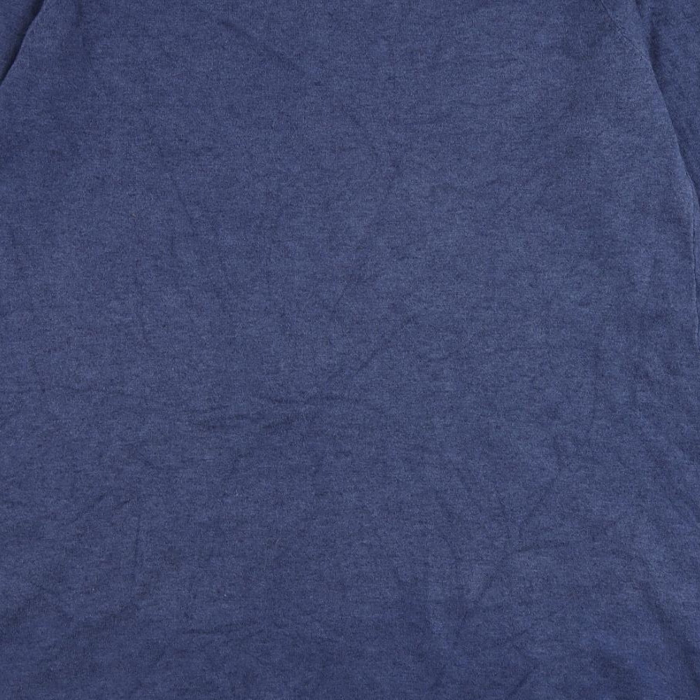 E-Woman Womens Blue Round Neck Polyamide Pullover Jumper Size S - Size S-M