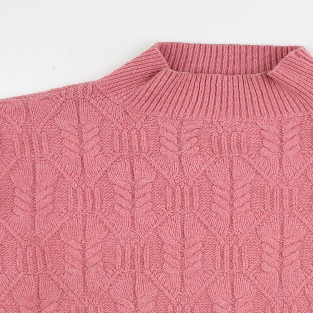 Womens UK Size M Warehouse Pink Pullover Jumper