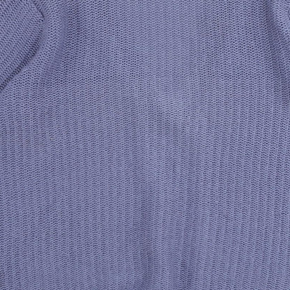 Womens UK Size 14 EWM Blue Cardigan Jumper