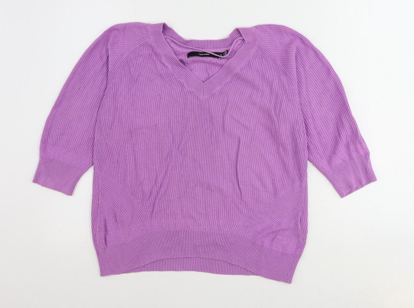 Womens UK Size M VERO MODA Purple Pullover Jumper