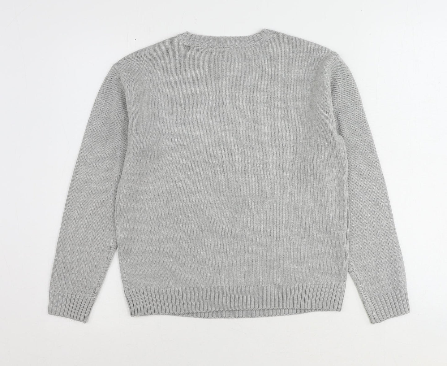 Womens UK Size XS H&M Grey Pullover Jumper