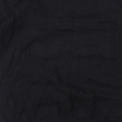 Womens UK Size 8 NEXT Black Basic Blouse