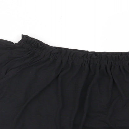 Womens UK Size 8 New Look Black Basic T-Shirt