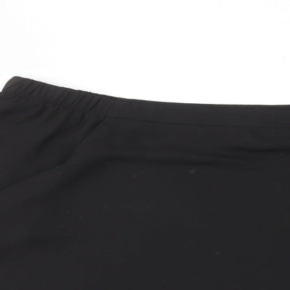 Womens UK Size 8 New Look Black Basic Blouse