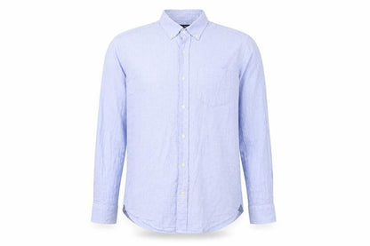Gap Mens Blue Cotton Button-Up Size M Collared Button - Pocket