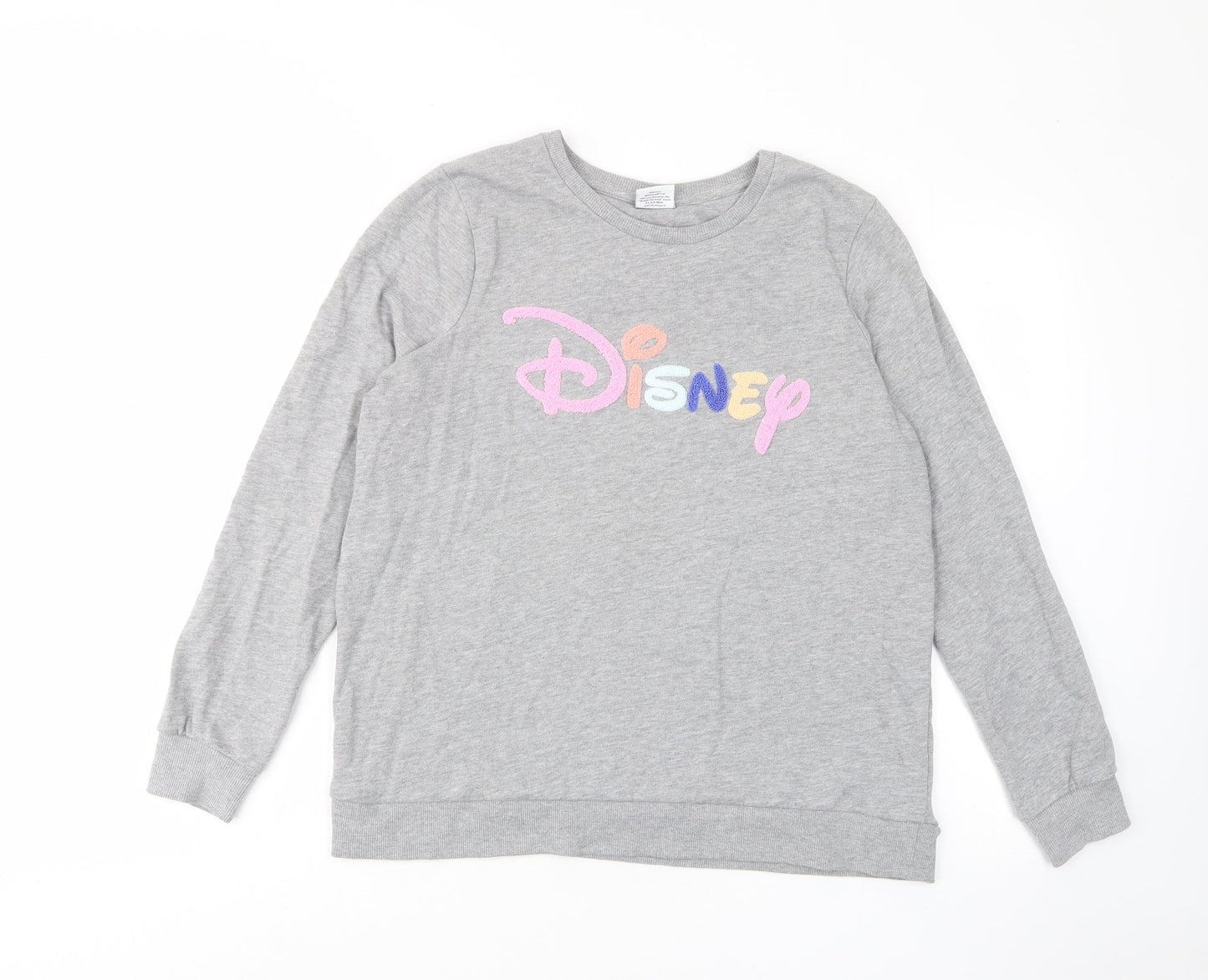 Womens UK Size L Disney Grey Pullover Sweatshirt