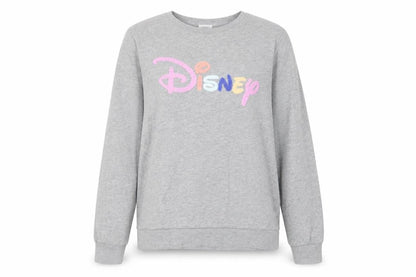 Womens UK Size L Disney Grey Pullover Sweatshirt