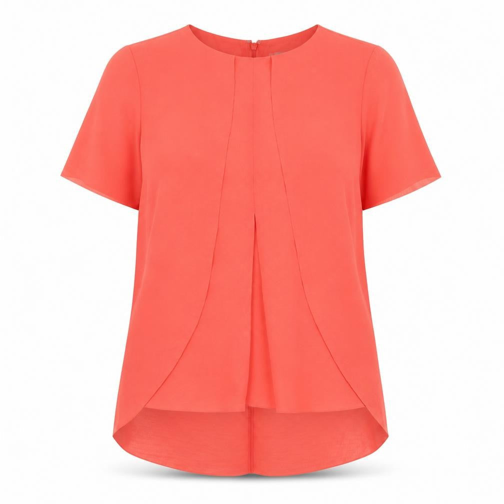 Womens UK Size 6 COS Red Basic T-Shirt