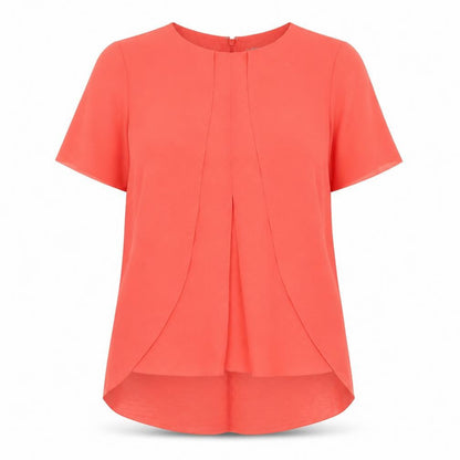 Womens UK Size 6 COS Red Basic T-Shirt