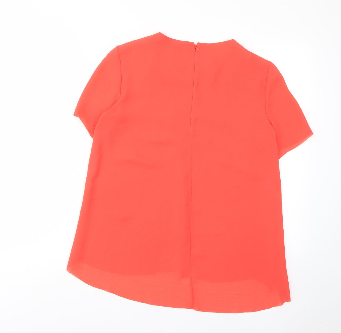 Womens UK Size 6 COS Red Basic T-Shirt