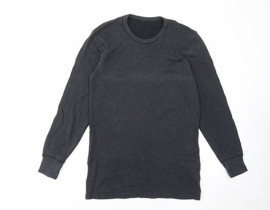 Mens UK Size M Marks and Spencer Grey Pullover Sweatshirt