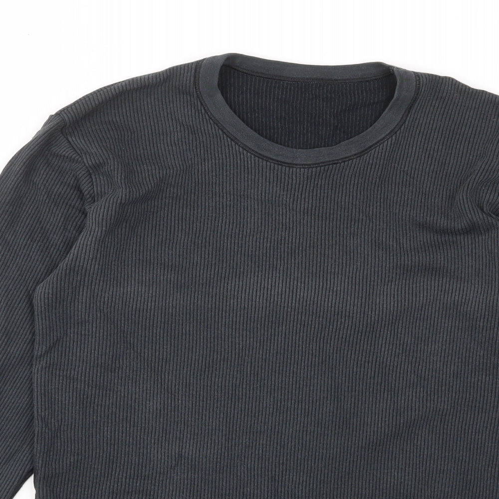Mens UK Size M Marks and Spencer Grey Pullover Sweatshirt