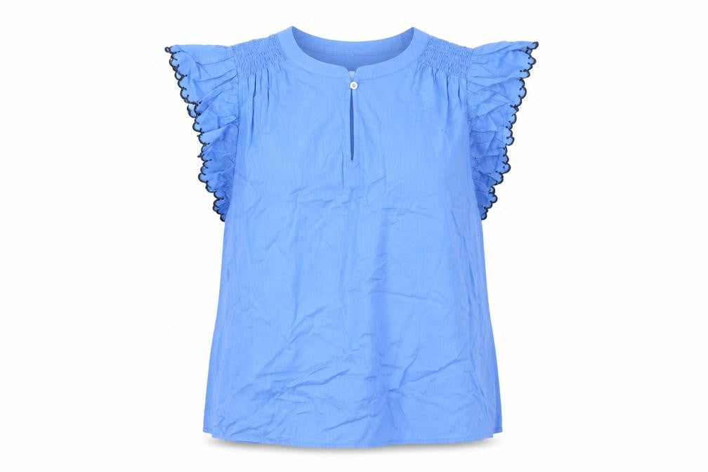 Womens UK Size 10 Per Una Blue Basic Tank