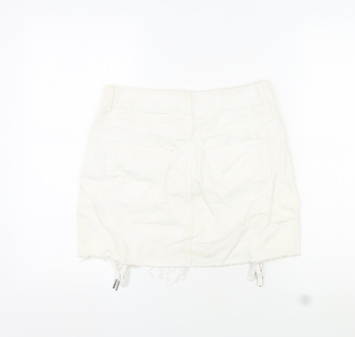 Womens UK Size 10 Topshop Mini Denim Skirt