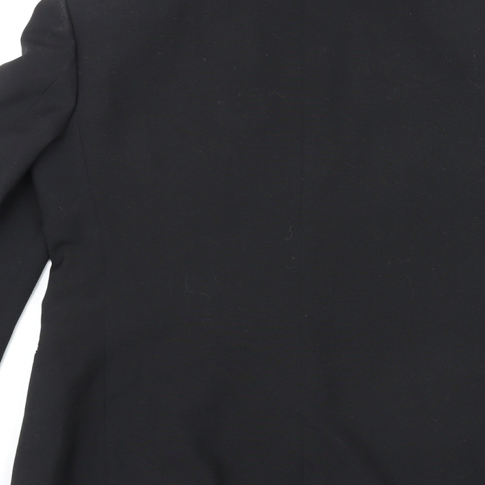 Steegan Mens Black Polyester Jacket Suit Jacket Size 38 Regular