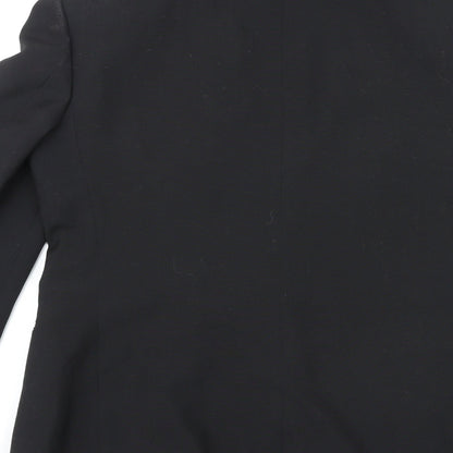 Steegan Mens Black Polyester Jacket Suit Jacket Size 38 Regular
