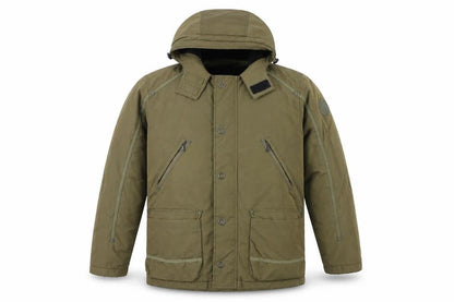 Mens UK Size L Strellson Green Rain Coat