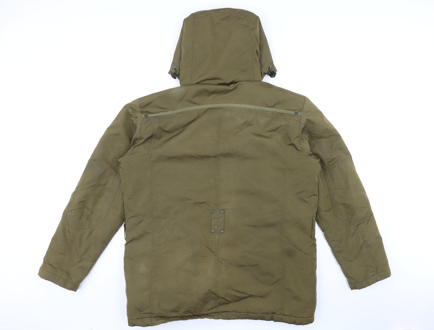Mens UK Size L Strellson Green Rain Coat