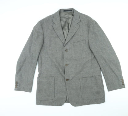 Mens UK Size M St Michael Regular Grey Suit Jacket