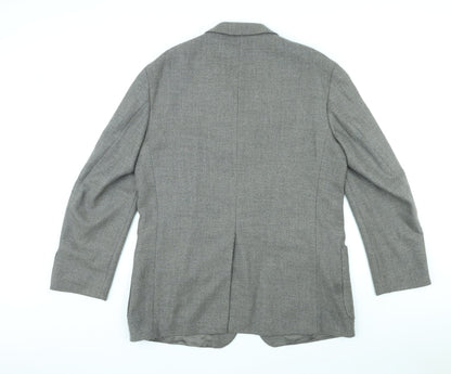 Mens UK Size M St Michael Regular Grey Suit Jacket