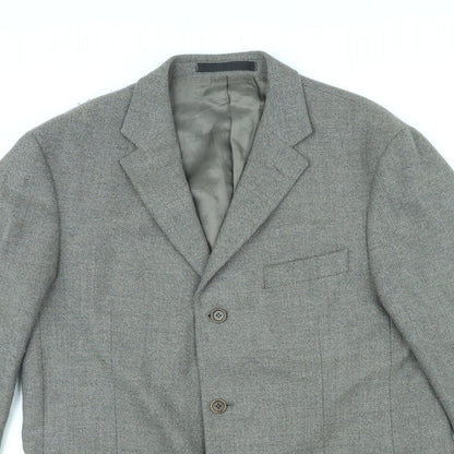 Mens UK Size M St Michael Regular Grey Suit Jacket