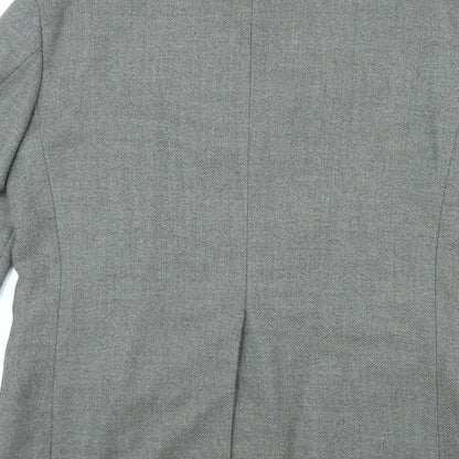 Mens UK Size M St Michael Regular Grey Suit Jacket