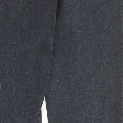 Womens UK Size 10 Warehouse Regular Fit Skinny Black Jeans