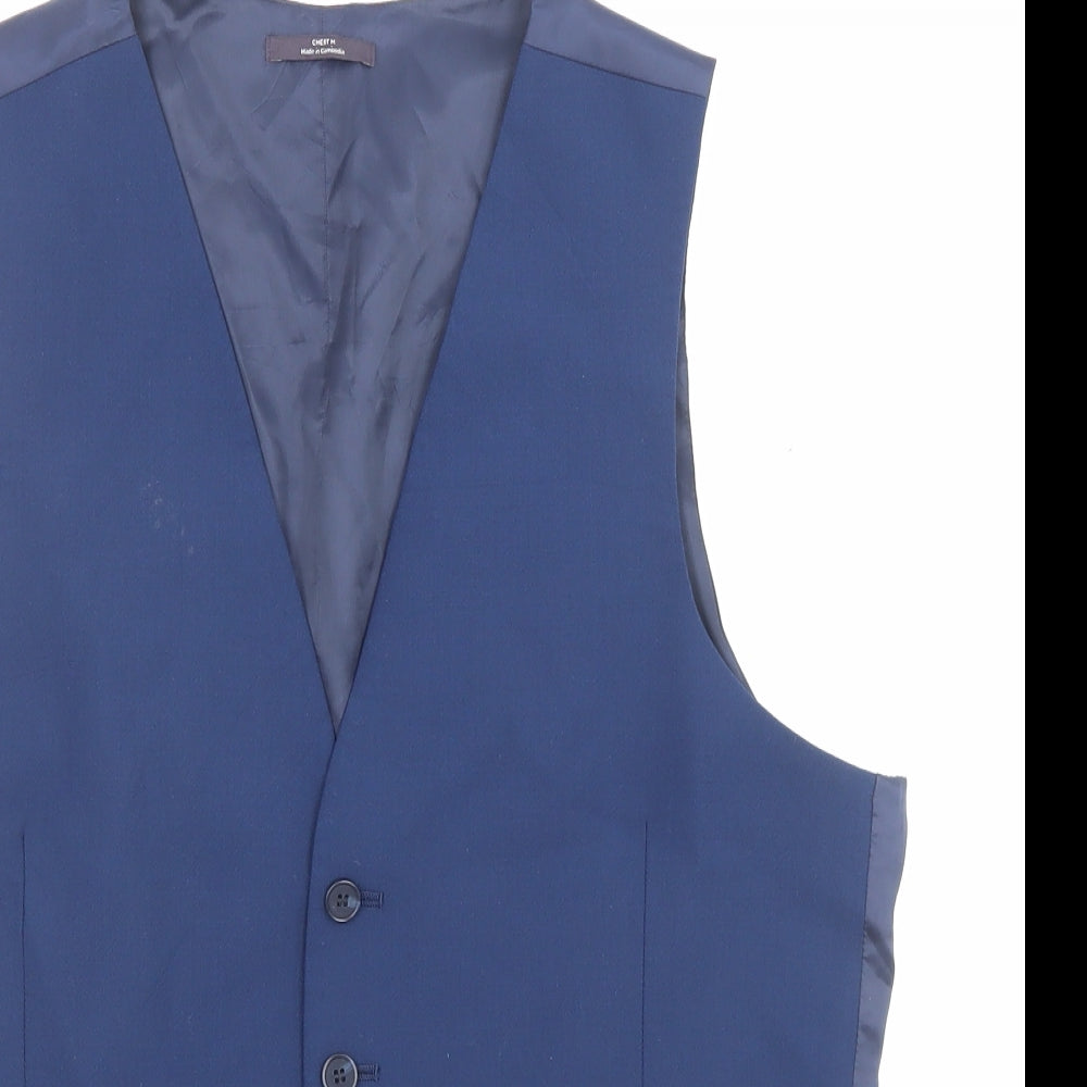 Mens UK Size 40 Marks and Spencer Regular Blue Suit Jacket