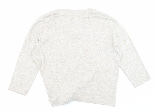 Womens UK Size S River Island Beige Pullover Jumper