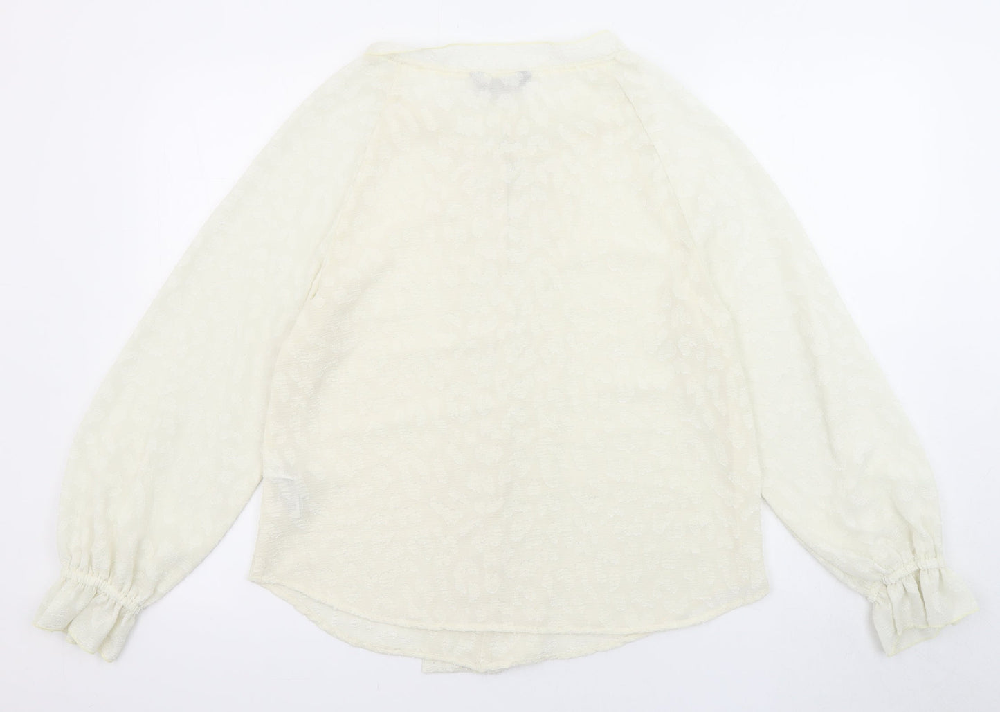 Womens UK Size 6 Marks and Spencer Ivory Basic Blouse