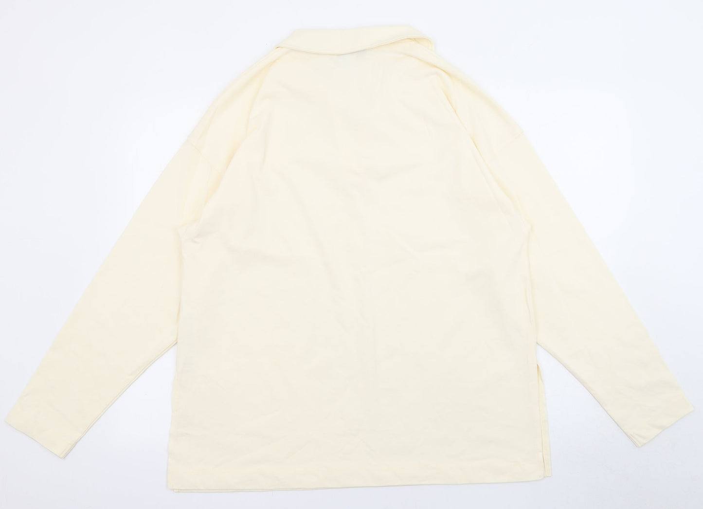 Womens UK Size S Topshop Ivory Basic T-Shirt