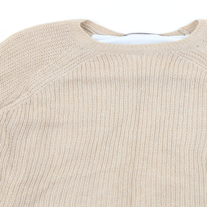 Womens UK Size 8 Marks and Spencer Beige Pullover Jumper