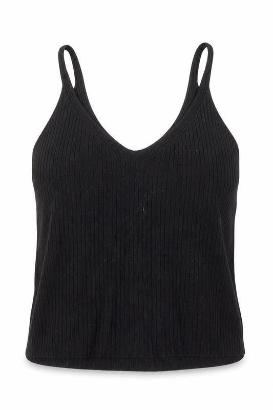 Womens UK Size S Divided by H&M Black Camisole T-Shirt