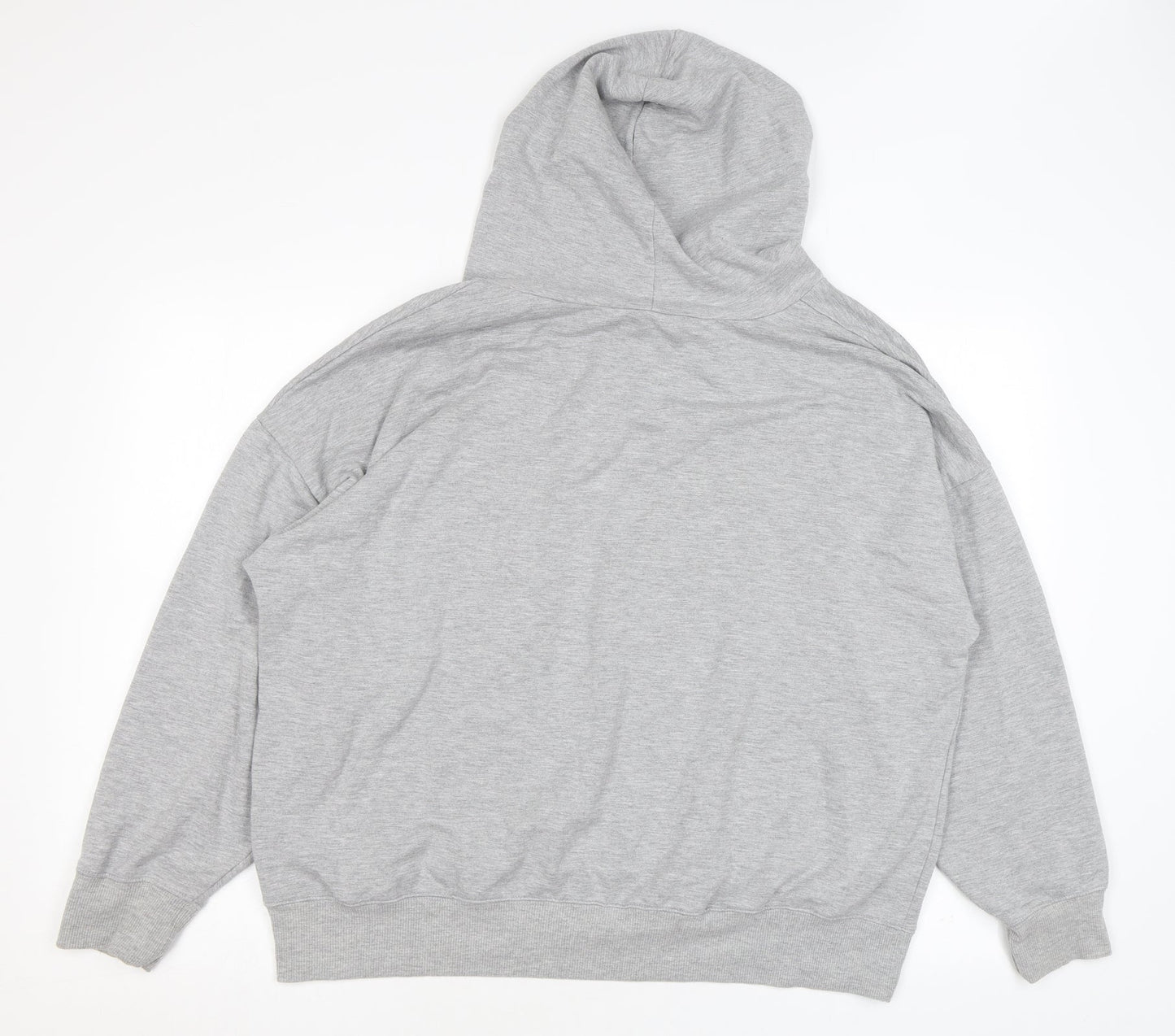 Buffalo Mens Grey Viscose Pullover Hoodie Size XL