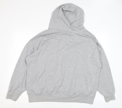 Buffalo Mens Grey Viscose Pullover Hoodie Size XL