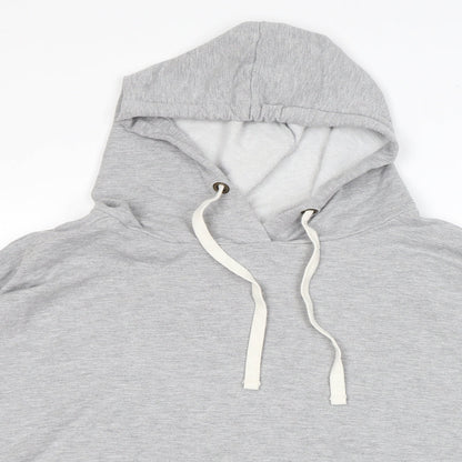 Buffalo Mens Grey Viscose Pullover Hoodie Size XL