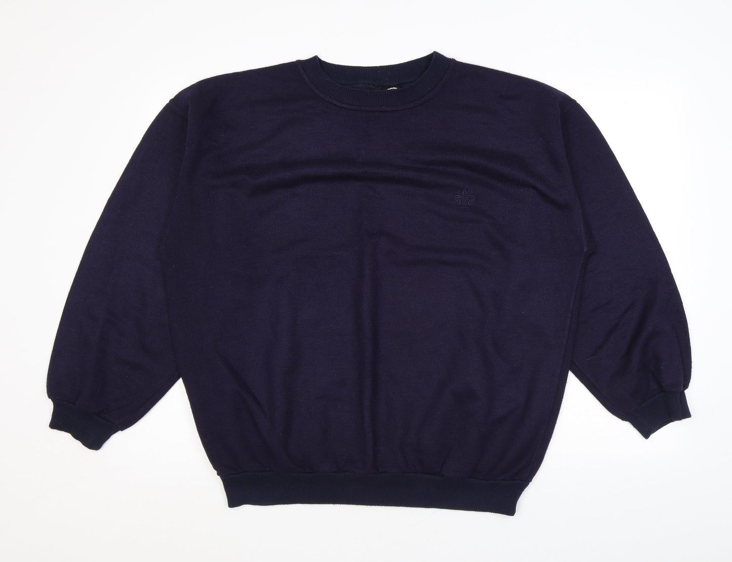 Mens UK Size L C&A Blue Pullover Sweatshirt