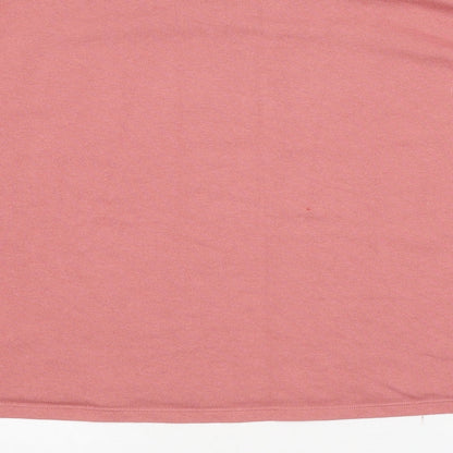 H&M Womens Pink Cotton Pullover Sweatshirt Size M Pullover