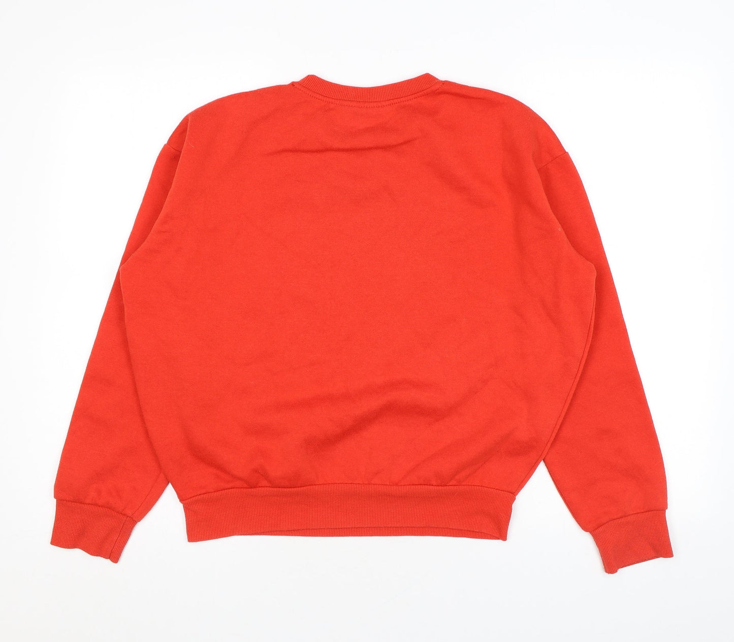 Womens UK Size XS FRIENDS Red Pullover Sweatshirt