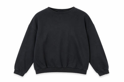 Misspap Womens Black Polyester Pullover Sweatshirt Size M Pullover