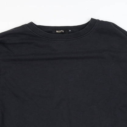 Misspap Womens Black Polyester Pullover Sweatshirt Size M Pullover