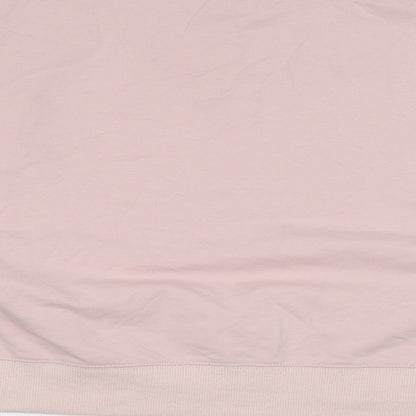 Apricot Womens Pink Cotton Pullover Sweatshirt Size 8 Pullover - London