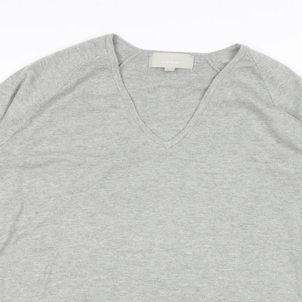 Womens UK Size S In Wear Grey Pullover Jumper