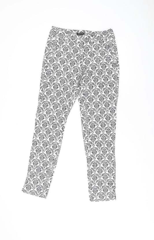 Womens UK Size 6 Warehouse Regular Fit  Black Trousers
