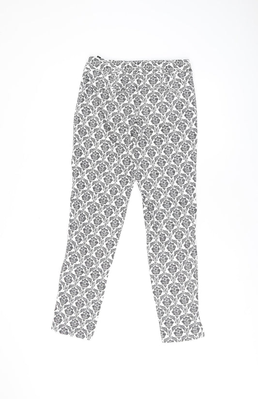 Womens UK Size 6 Warehouse Regular Fit  Black Trousers