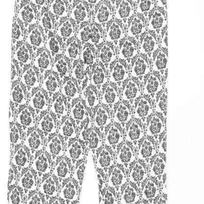 Womens UK Size 6 Warehouse Regular Fit  Black Trousers